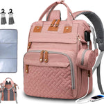 Diaper Bag Backpack Baby Bag for Mom Dad with Changing Pad, 19 Pockets, Large Waterproof Travel Baby Girl Boy Toddle Diaper Bag with Insulated Pocket, Baby Shower Gifts, Blue