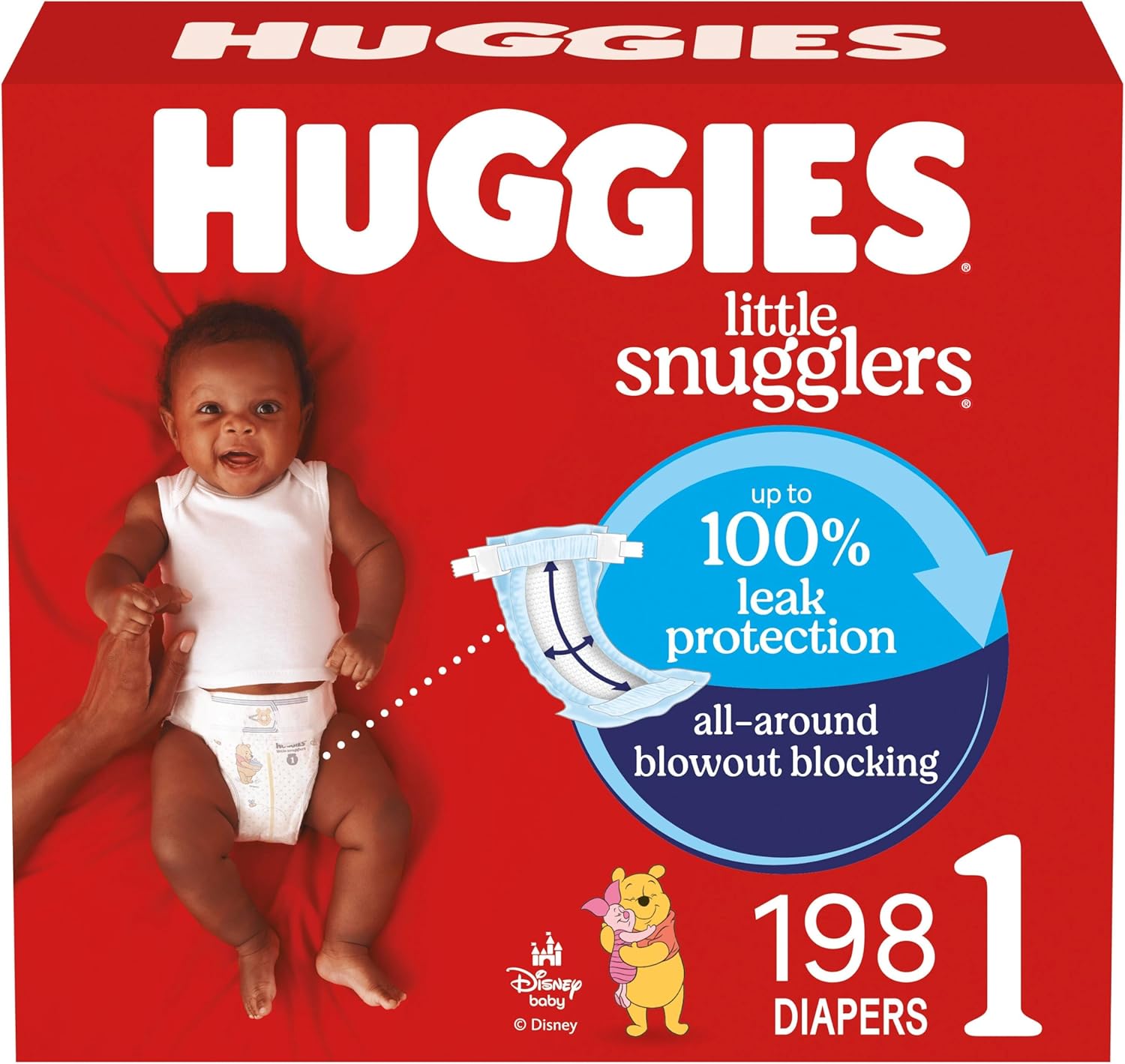 Huggies Size Newborn Diapers, Little Snugglers Baby Diapers, Size Newborn (up to 10 lbs), 31 Count, Packaging May Vary
