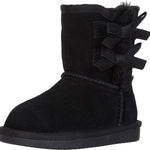 Koolaburra by UGG unisex child Victoria Short Fashion Boot, Black, 6 Toddler US