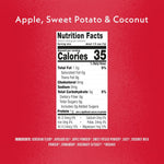 Once Upon A Farm Apple, Sweet Potato & Coconut Puffed Sorghum Snack, Fruit & Veggie Puffs, Non GMO, 1.5 Ounces (Pack Of 6)