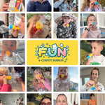 Uncle Bubble Blower for Kids and Toddlers, Uncle Bubble Mini Bubble Blower Makes Thousands of Bubbles Ease, Durable Outdoor Toy