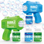 SmartYeen 8-Pack Automatic Bubble Gun,Bubble Machine Blower Outdoor Toys for Toddlers Ages 1-8 Gifts Wedding Party Favors