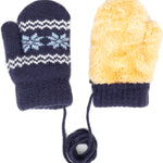 Baby-Winter-Knit-Mittens Soft Warm-Gloves Infant Newborn No Scratch Mittens 0-2 Years
