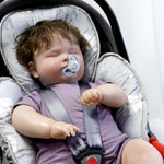 TANOFAR Infant Car Seat Head Support, Soft Baby Carseat Head & Body Support, Elephant Baby Car Seat Insert Cushion for Newborn Boys