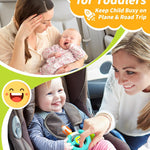 Montessori Sensory Toys for Toddlers 1-3, Activity Busy Cube for 1 2 3 Year Old Boy Girl, Travel Plane Cars Learning Educational Toys for Baby Toddler Birthday Gifts