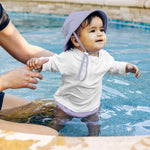 green sprouts Baby Toddler Eco Snap Swim Diaper - Lavender - 24mo