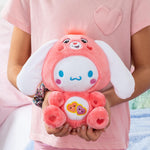Cinnamoroll Dressed As Love-a-Lot Bear 8" Fun-Size Plush, Pink - Soft, Huggable Bestie! – Good for Girls and Boys, Employees, Collectors, Ages 4+