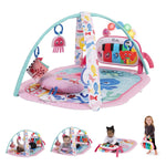 Baby Einstein 4-in-1 Kickin' Tunes Music and Language Play Gym and Piano Tummy Time Activity Mat