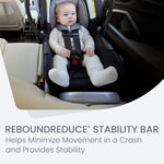 Britax Willow S Infant Car Seat with Alpine Base, ClickTight Technology, Rear Facing Car Seat with RightSize System, Graphite Onyx