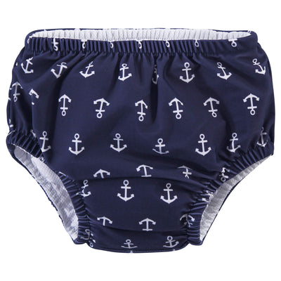 Hudson Baby Unisex Baby Swim Diapers, Anchors, 5 Toddler