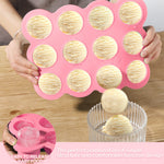 3 Pcs Baby Food Storage Container 12 Cup Silicone Baby Food Freezer Tray with Lid Stackable Reusable Silicone Baby Food Freezer Storage Tray for Food Vegetable Fruit Puree and Breast Milk (Pink)