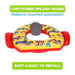 Disney Mickey Mouse "Track Adventures" Soft Potty Seat and Potty Training Seat - Soft Cushion, Baby Potty Training, Safe, Easy to Clean