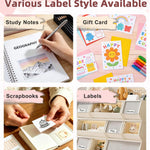 AI Sticker Box Printer for Kids - Voice to Sticker | Ink-Free Thermal Printing | BPA & BPS-Free | Kids Safe AI | Portable Mini Sticker Maker Machine for Home & DIY, Creative Gift Set for Kids Ages 5+