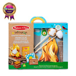 Melissa & Doug Let's Explore Campfire S’mores Set with Toy food & Kids Play Kitchen Accessories, Preschool Learning Toys for Girls & Boys 3+