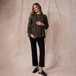 Motherhood Maternity Women's Maternity Super Stretch Secret Fit Belly Ankle Skinny Work Pant, Black, Large