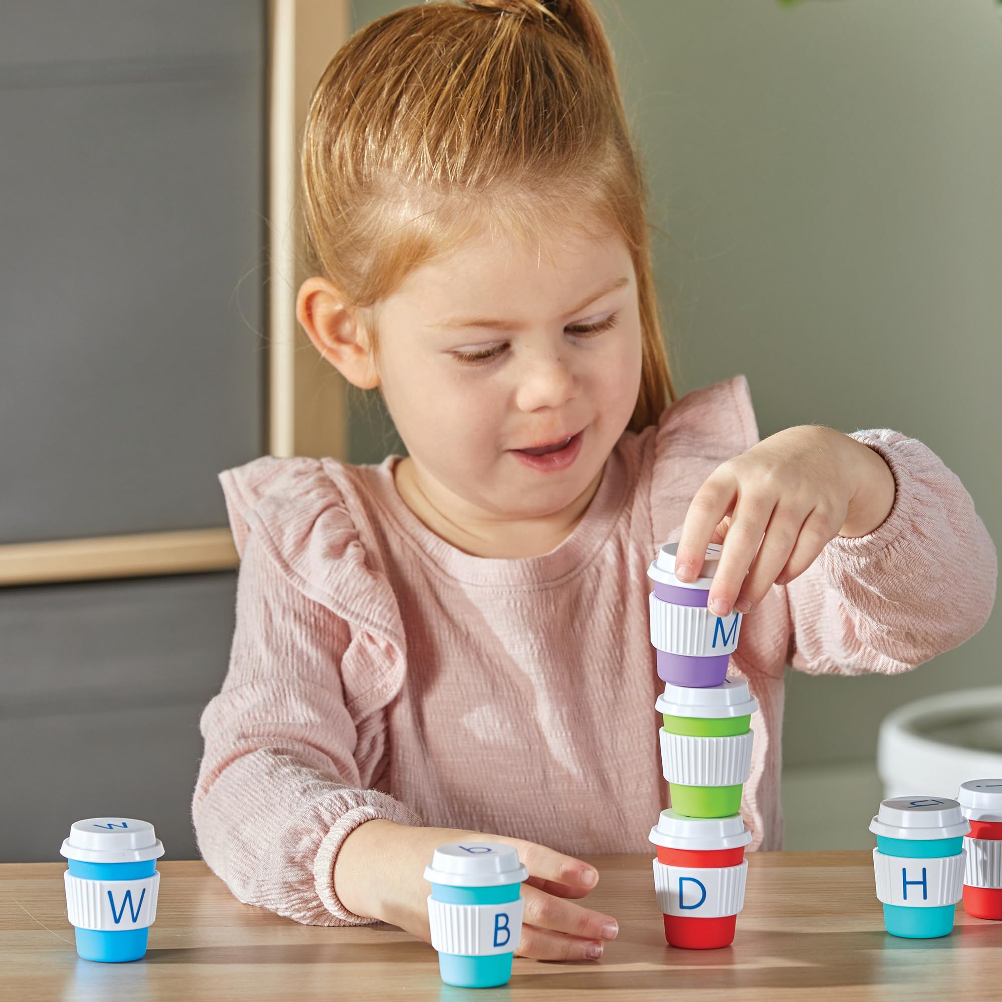 Learning Resources Alphabet Coffee Cups - ABC Toys, - Learning ...