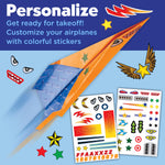 Creativity for Kids Paper Airplane Squadron - Create 20 Paper Airplanes, Mini Craft Kit for Boys, Great Spring Crafts and Gift for Boys, Kids Activities (Ages 6+)