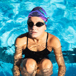 Swim Cap for Women, Silicone Swimming Cap for Long Hair, Waterproof Swim Hats to Keep Hair Dry