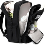 Diaper Bag Backpack for Dad, Military Style, Large Capacity with Stroller Buckle, Insulated Pockets