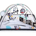 Tiny Love Baby Tummy Time Play Mat, Gymini Deluxe Baby Play Mats for Floor, Magical Tales Black & White Activity Gym