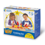 Learning Resources Pretend & Play Cooking Set - 10 Pieces, Ages 3+, Kitchen Food Toys for Toddlers, Gifts for Kids