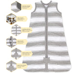 Burt's Bees Baby Beekeeper Wearable Blanket Winter, Organic Cotton Swaddle 0.5 or 1.5 TOG, Baby Infant Wearable Blanket & Essentials Shower Gift