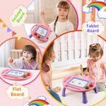 Toddler Toys,Toys for 1-2 Year Old Girls,Magnetic Drawing Doodle Board for Kids Toys,Educational Learning Baby Toys for 18 Months 1 2 3 Year Old Girl Boy Birthday Easter Gifts,Arts and Crafts Toys