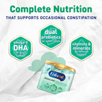 Enfamil Reguline Baby Formula, Milk-Based Infant Nutrition, Dual Prebiotics for Soft, Comfortable Stools within 1 Week of Use, Omega-3 DHA for Immune Support, Reusable Powder Tub, 19.5 Oz (Pack of 2)