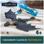 DreamWorks Dragons. How to Train Your Dragon, Crossbow Launch Toothless, Flying Stunt Glider, Kids Toys for Boys & Girls Ages 4 and up (Amazon Exclusive)