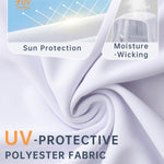 PUMYOON 2 Pack Toddler Boys Girls Short Sleeve Rash Guard UPF 50+ Sun Shirts Kids UV Protection Swim Shirt Relaxed Fit 2T-6T White/Navy