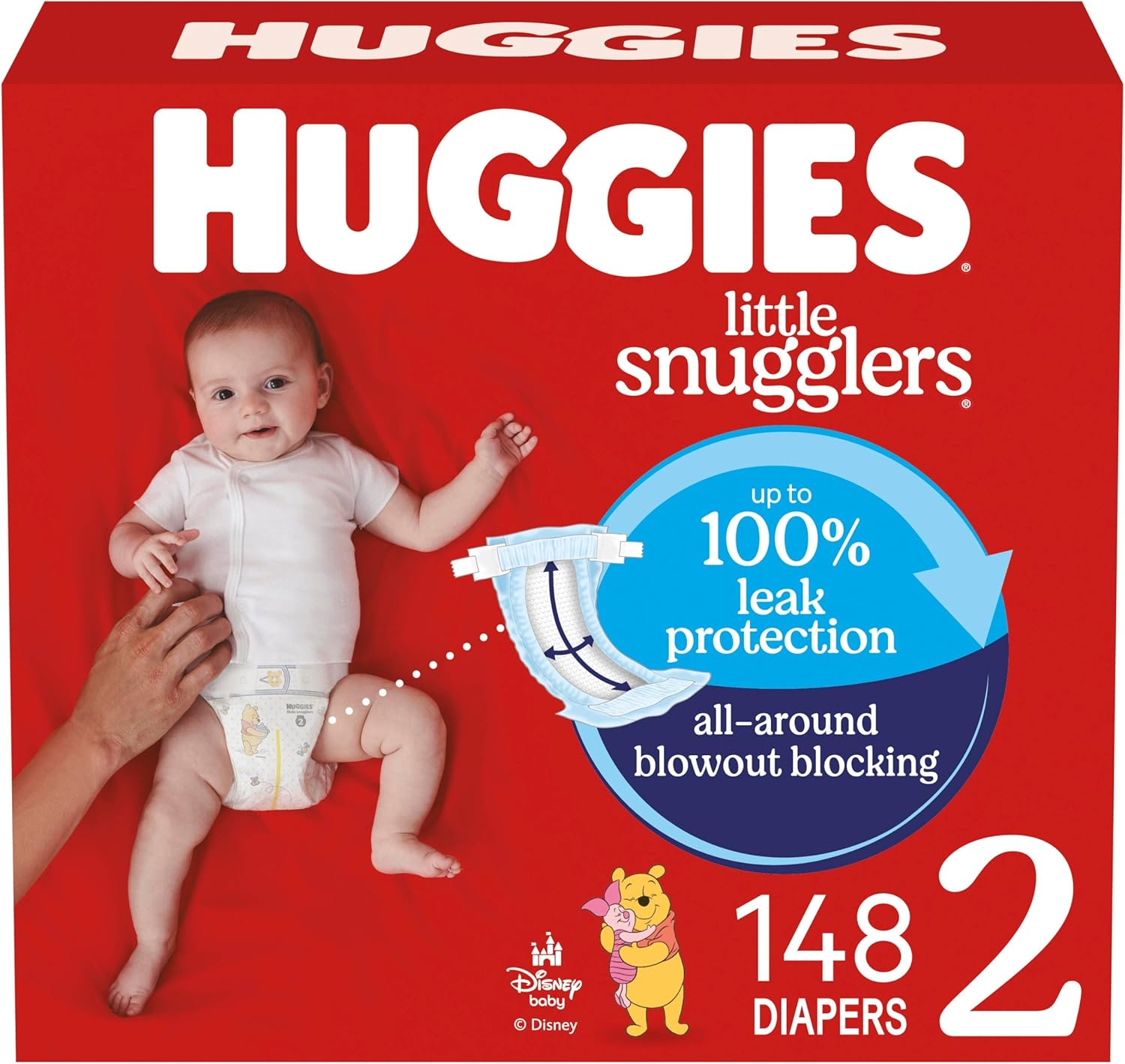 Huggies Size Newborn Diapers, Little Snugglers Baby Diapers, Size Newborn (up to 10 lbs), 31 Count, Packaging May Vary