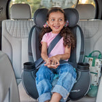 Safety 1st Grow and Go All-in-One Slim Convertible Car Seat, Rear Facing, 5-40 lbs, Forward Facing (30–65 lbs), High Back Booster Seat 40-100 pounds, Alaskan Blue