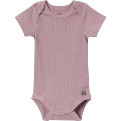 Modern Moments by Gerber Baby Girls' Short Sleeve Bodysuit and Shorts Set, Ivory Garden/Medium Lilac, 0-3 Months