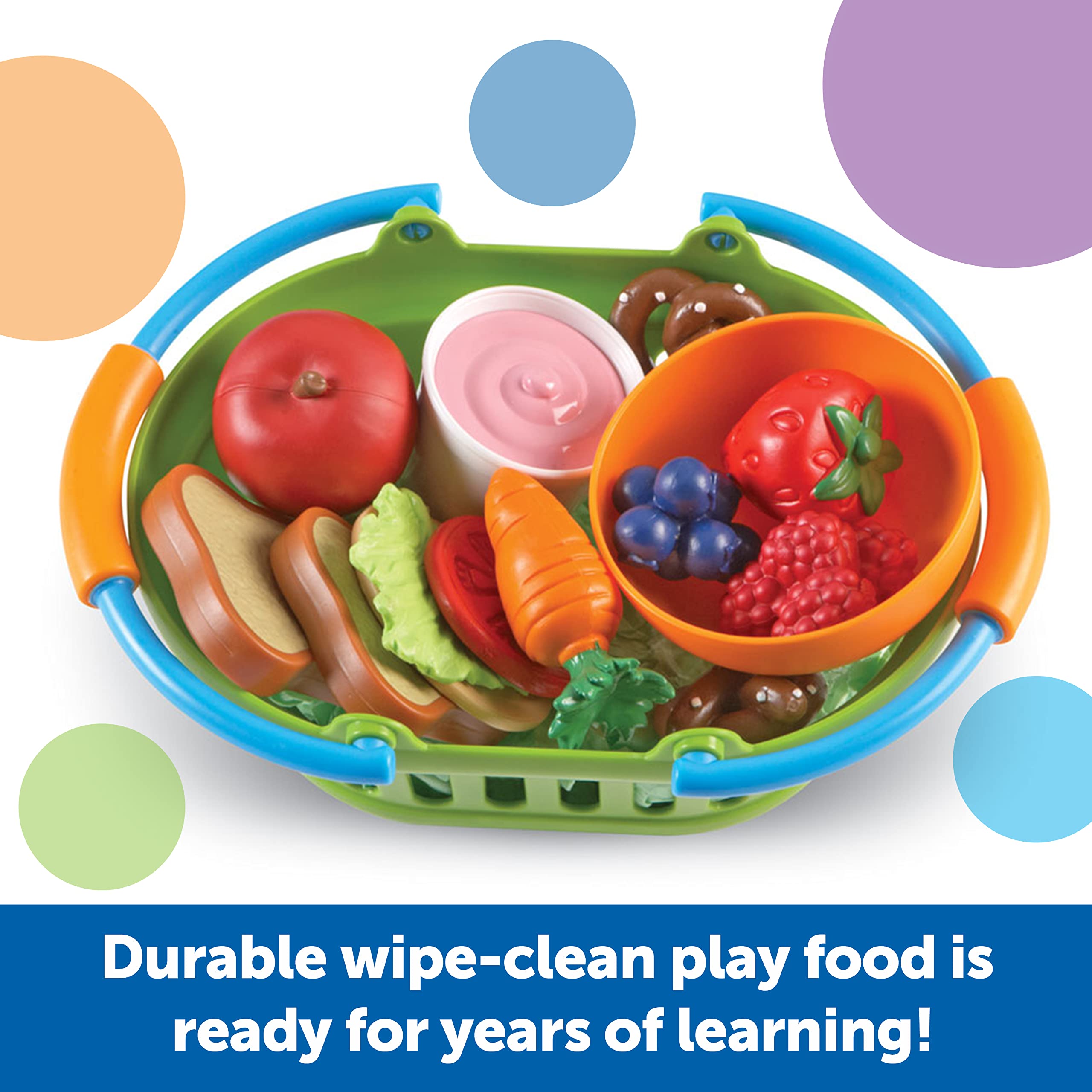 Learning Resources New Sprouts Healthy Foods Basket Bundle - Learning ...