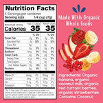 Amara Smoothie Melts - Mixed Red Berries - Baby Snacks Made With Fruits and Vegetables - Healthy Toddler Snacks For Your Kids Lunch Box - Organic Plant Based Yogurt Melts - 6 Resealable Bags