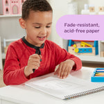 Melissa & Doug Sticker Wow!™ 24-Page Activity Pad and Sticker Stamper, 300 Stickers, Arts and Crafts Fidget Toy Collectible Character – Purple Unicorn - for Kids Ages 3+ - FSC Certified