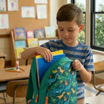Trail maker 15 Inch Kids Backpacks for Boys & Girls | Preschool, Kindergarten, Elementary School Backpacks with Adjustable, Padded Straps (Prehistoric Pals)