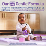 Enfamil NeuroPro Gentlease Baby Formula, Brain Building DHA, HuMO6 Immune Blend, Designed to Reduce Fussiness, Crying, Gas & Spit-up in 24 Hrs, Prebiotics to Promote Softer Stools, Baby Milk, 27.4 Oz