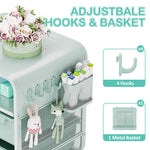 SYKIARIOL Kids Nightstand,Cute End Table with Storage Drawer,Nightstand for Girls Bedroom Furniture