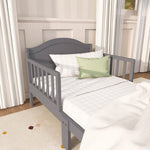 Dream On Me Sydney Toddler Bed in Steel Grey, Greenguard Gold Certified