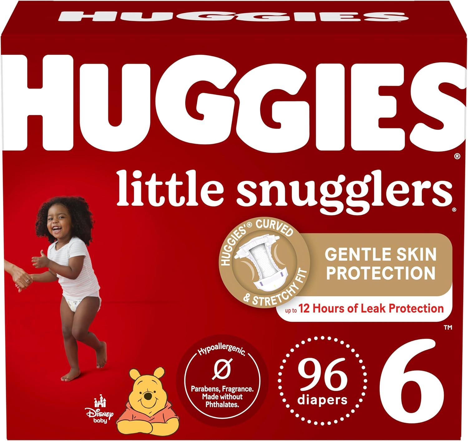 Huggies Size Newborn Diapers, Little Snugglers Baby Diapers, Size Newborn (up to 10 lbs), 31 Count, Packaging May Vary