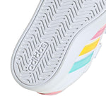 adidas Unisex-Baby Grand Court 3.0, White/Bliss Pink, 5