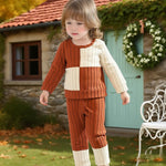 Baby Girl Outfits Infant Clothes Brown Long Sleeve Shirt Cute Tops Sweatpants Casual Pants 2 Piece Set 6 9 12 Month Baby Clothes Kids Girl Clothing