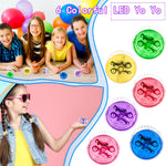 36 Pack Led Light up Yo Yo Bulk Light up Responsive Ball Colorful Beginner Yo Yo Ball for Kids Birthday Party Goodie Bag Fillers Classroom Rewards, 6 Colors