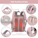 JOLLITO Baby Diaper Bag Backpack with Changing Station, Large Capacity, Stroller Straps and USB Charging Port, Baby Registry Search for Boys & Girls