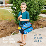 Wildkin Kids ECO rPET Insulated Lunch Box – Keeps Food Hot or Cold, Easy-Clean Lining, Mesh Pockets & BPA-Free – Boys & Girls, Ideal for School, Travel & Daycare – Out of This World