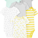 Simple Joys by Carter's Unisex Babies' Short-Sleeve Bodysuit