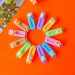 12 Pack Cute Retractable Pencil Erasers for Kids Fun Erasers Bulk Kawaii Kids Pencil Eraser for Classroom Rewards Students Gifts School Supplies.