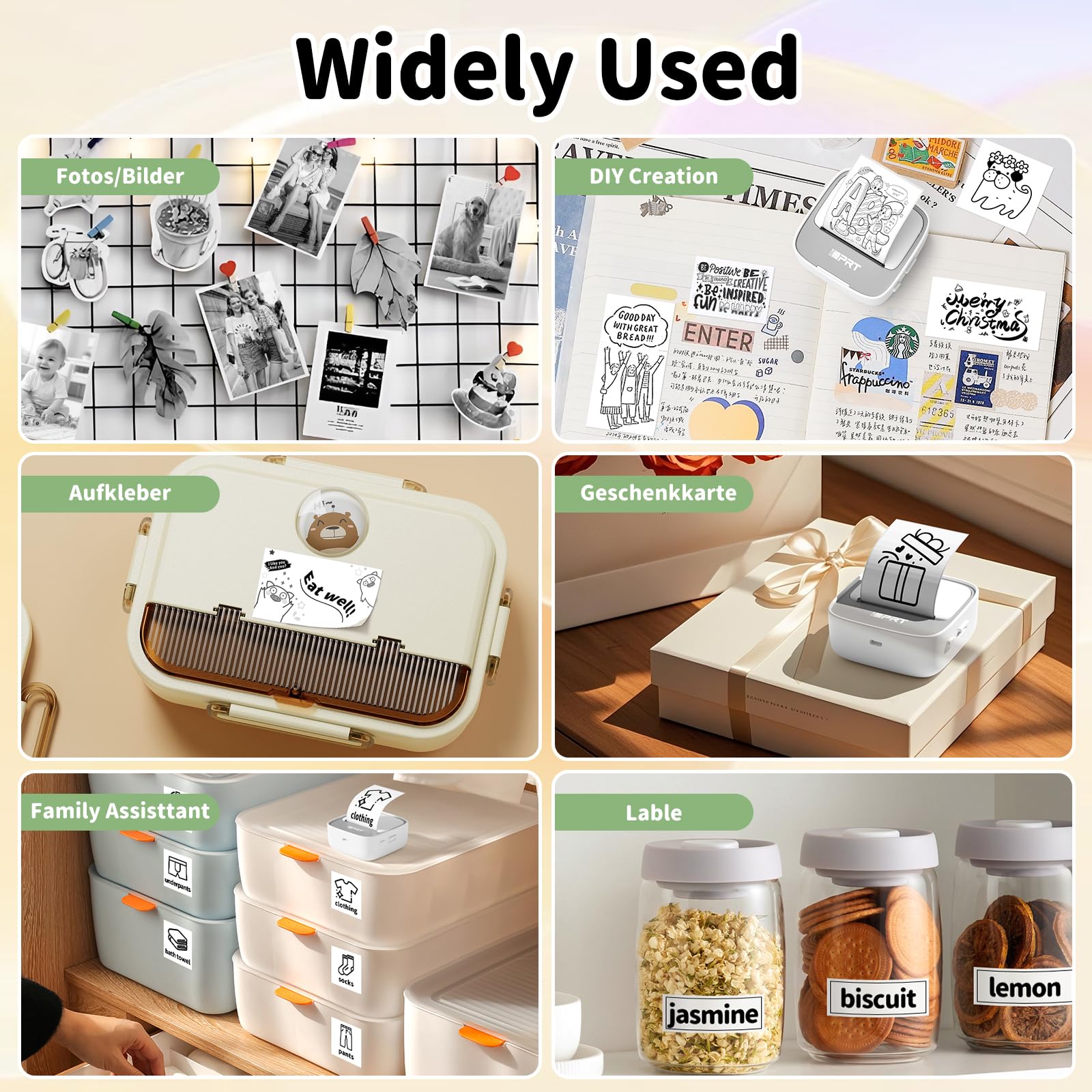 iDPRT Mini Sticker Maker Portable Printer with 1 - Art & Drawing Toys ...