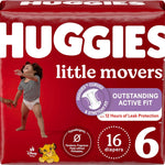 Huggies Size 5 Diapers, Little Movers Baby Diapers, Size 5 (27+ lbs), 132 Count (2 Packs of 66), Packaging May Vary